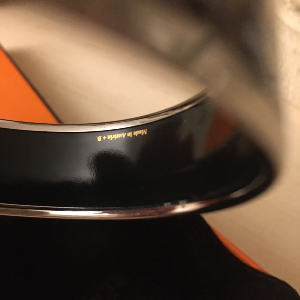 Hermes Sous Le Cedar Mosaic Enamel Bangle bracelet - Picture 5 of 11